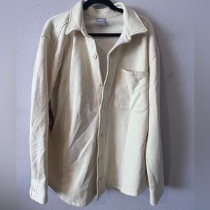 ARITZIA PASTEL YELLOW SHACKET